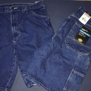 Men's Dickies Carpenter Shorts Denim Size 36